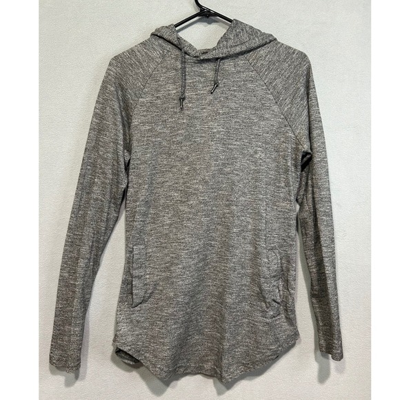 PacSun Tops - PacSun Hoodie Women Small Gray‎ Scallop Fit Pullover Lounge Lightweight casual